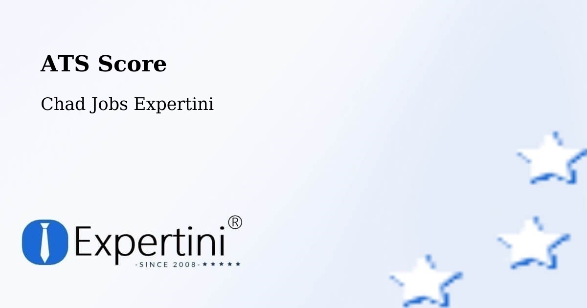 Resume ATS Score & Job Description Match Tool – Bébédja - Chad Jobs Expertini