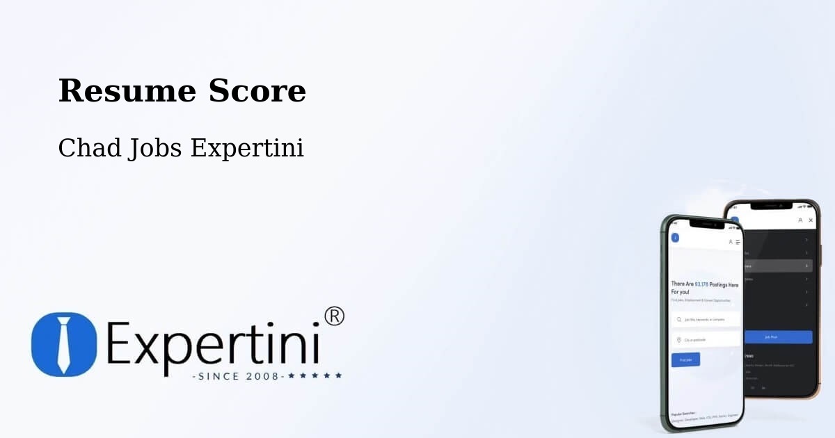 Resume Score & Job Description Match Tool – Bébédja - Chad Jobs Expertini
